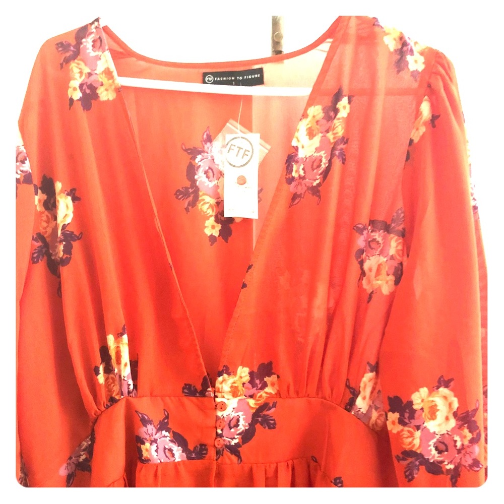 Fashion To Figure Floral Duster